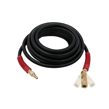 Intertool Rubber Air Hose, 25 ft. x 5/16 in., Black PT08-1731